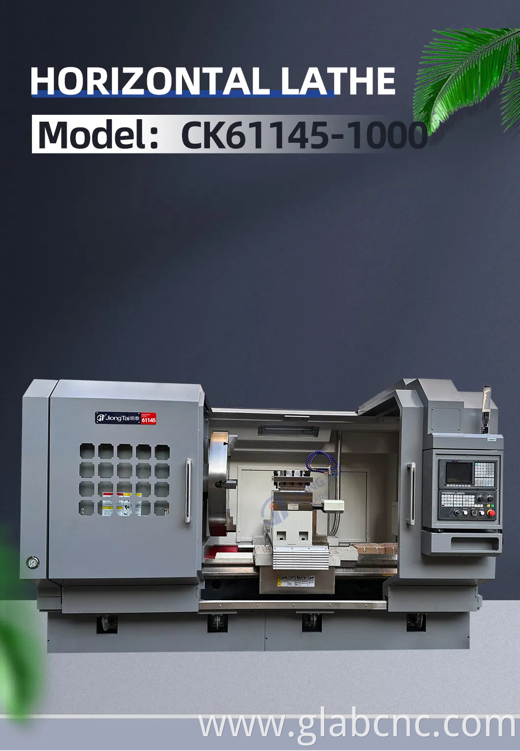 High Precision Ck61145-1000 Horizontal CNC Metal Lathe Machine